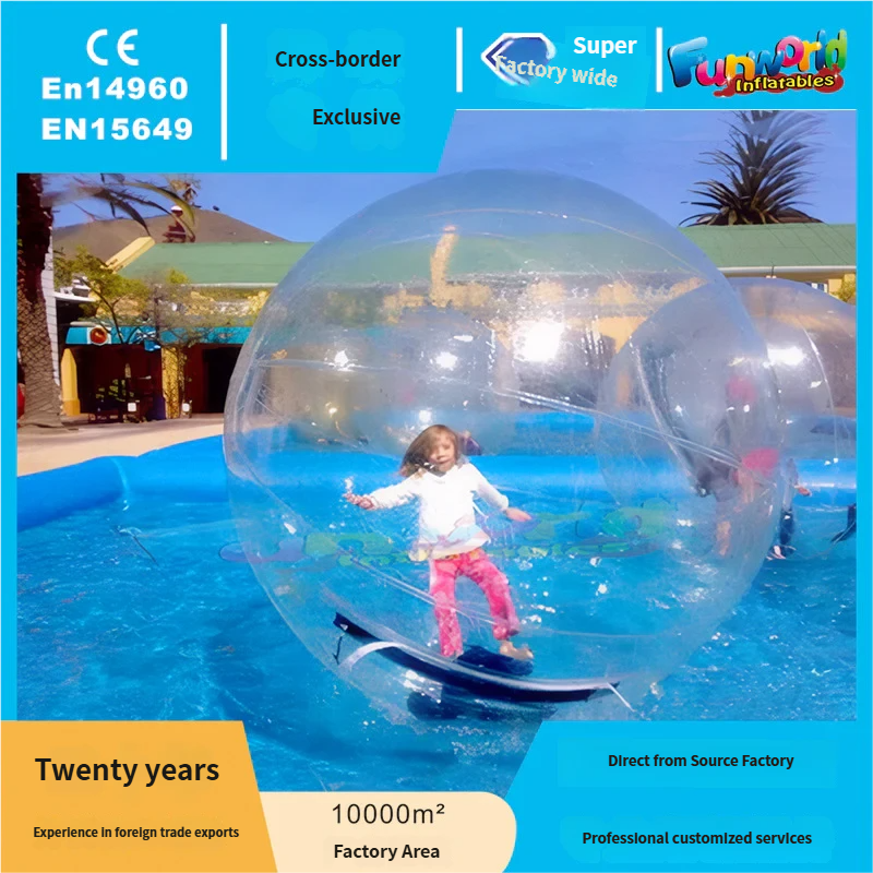 Outdoor children's water park equipment inflatable roller