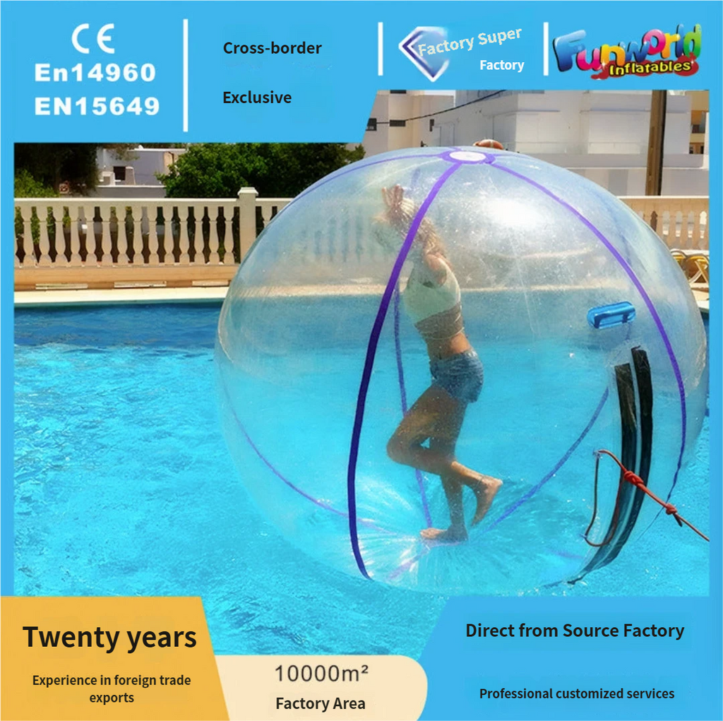 Outdoor children's water park equipment inflatable roller