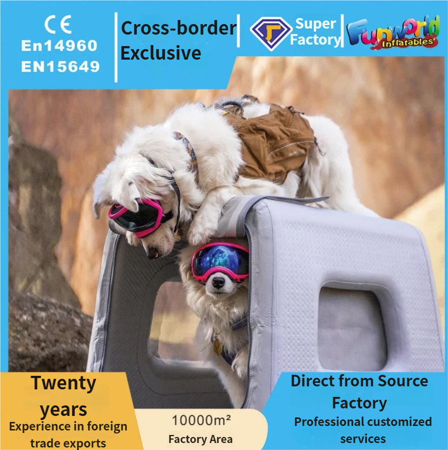 Cross-Border Car Inflatable Pet Bed Outdoor Camping Inflatable Dog Bed Outdoor Camping Inflatable Pet Tent