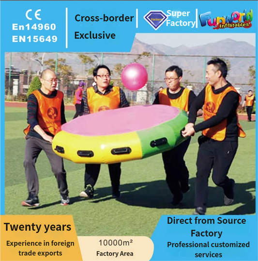 Cross-Border Foreign Trade Fun Games Moon Holding Competition Team Building Inflatable Products Team Game Moon Holding