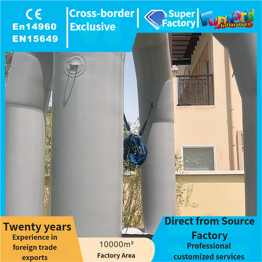 Cross-border foreign trade team-building outdoor inflatable fun sports bouncy bed for adults