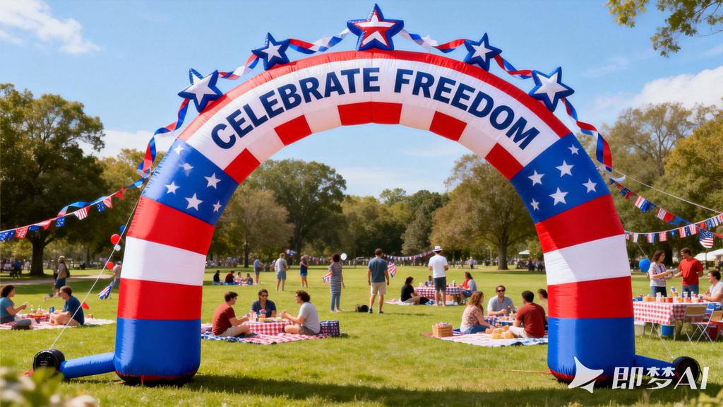 - Custom Logo Inflatable Arch - Stand Out at Every Business Event